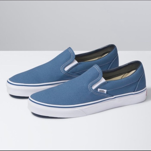 Vans Shoes - Navy Slip-On Vans